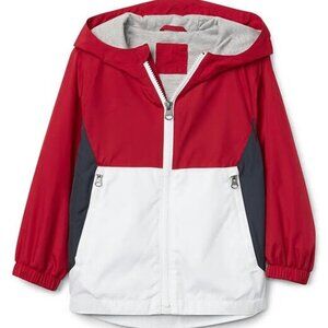 NWT GAP Colorblock Windbreaker Active Jacket Windbuster Nautical Toddler Boys 3T